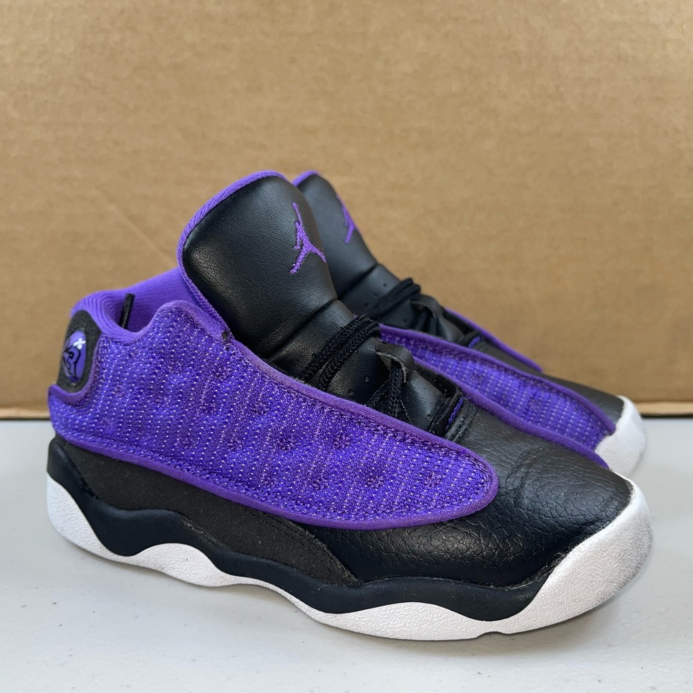 Toddler Air Jordan AJ13 Retro TD Sneaker Purple Shoes Size 10C FD4647-501